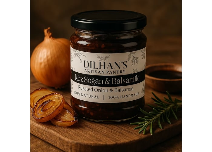 Közlenmiş Soğan Balsamik Sosu (300gr) - Dilhan’s Artisan Pantry
