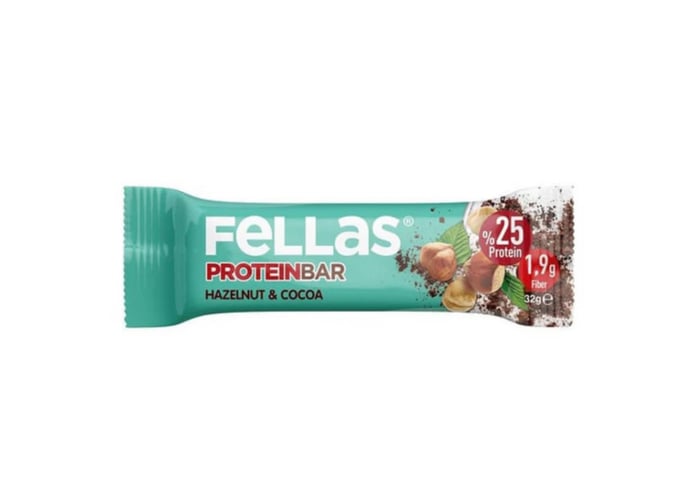 Fındıklı ve Kakaolu Protein Bar (32gr) - Fellas