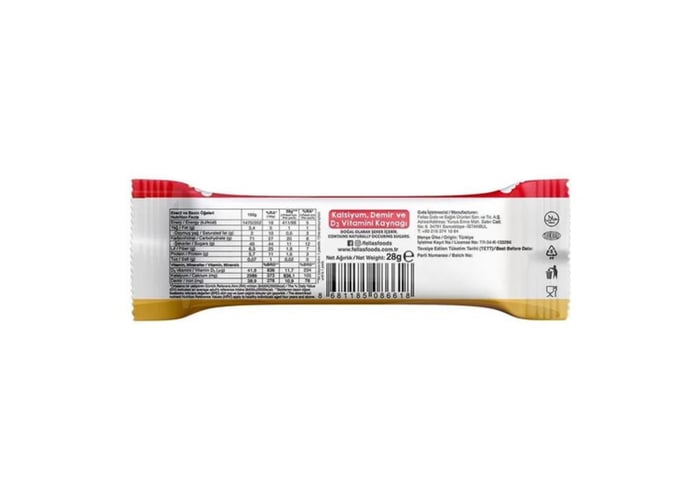 Kids Meyve Bar Çilekli ve Kakaolu (28gr) - Fellas