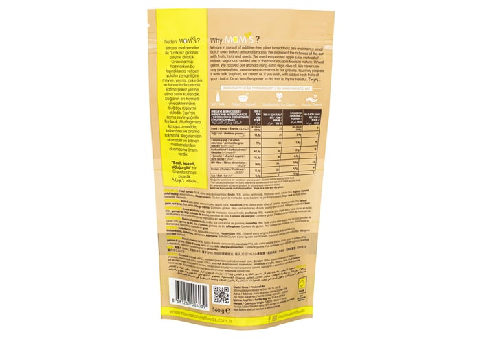 Kakao ve Fındık Granola (360gr) - Mom’s