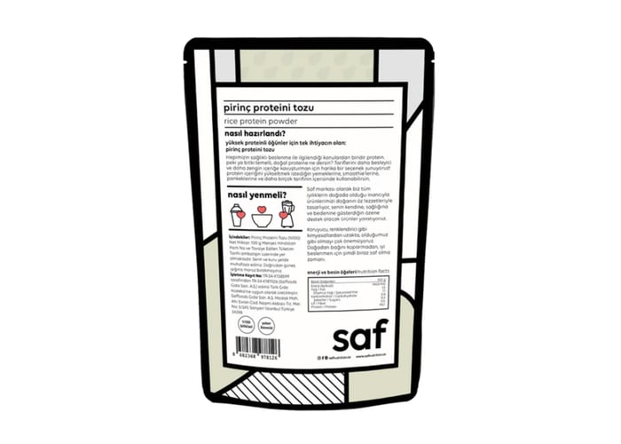 Pirinç Proteini Tozu (100gr) - Saf Nutrition