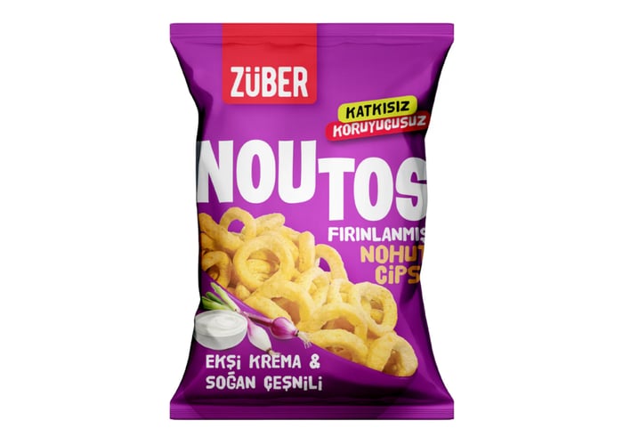 Noutos Ekşi Krema ve Soğanlı Nohut Cipsi (55gr) - Züber