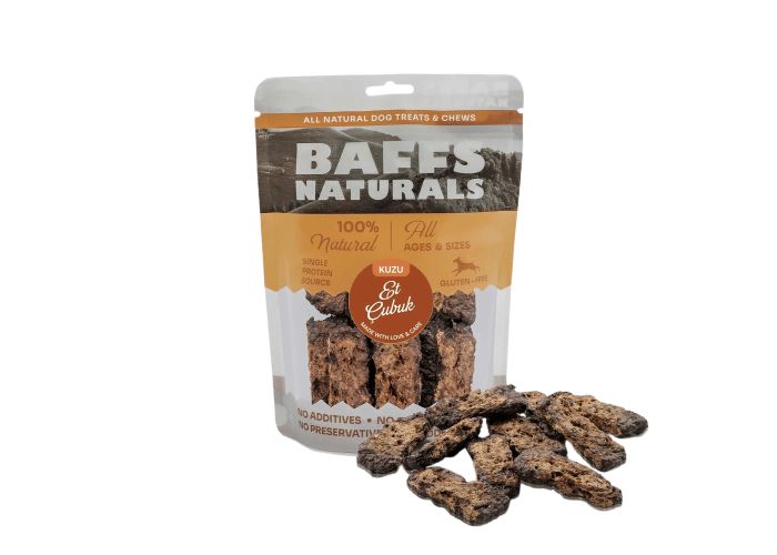 Baffs Naturals Kuzu Et Çubuğu Doğal Köpek Ödül Maması (100gr)