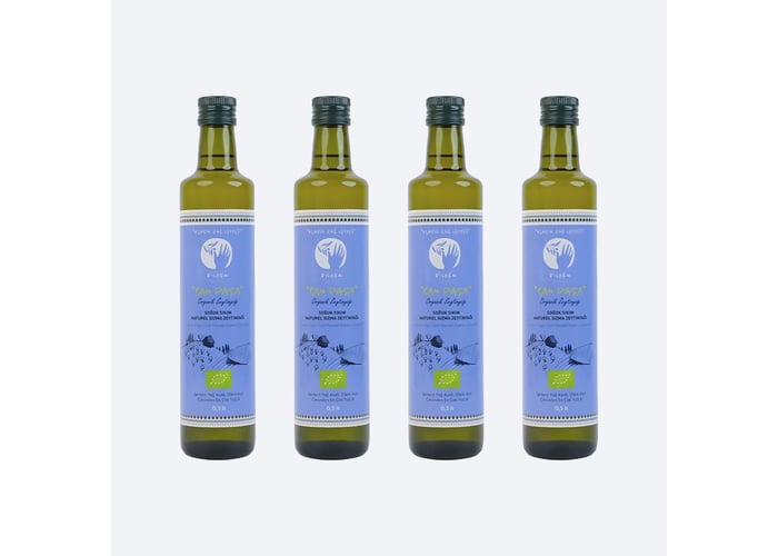 Bilgem Zeytincilik Can Paşa Organik Erken Hasat Naturel Sızma Zeytinyağı (4 adet x 500ml, Soğuk S.)
