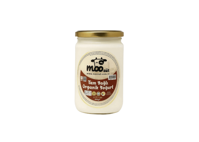 Organik Tam Yağlı Yoğurt (600gr) - Moo Süt