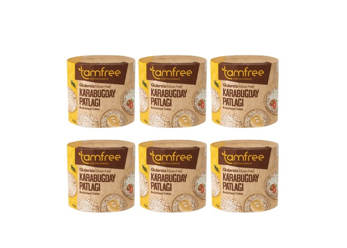Glutensiz Karabuğday Patlağı (6 adet x 85gr) - TamFree