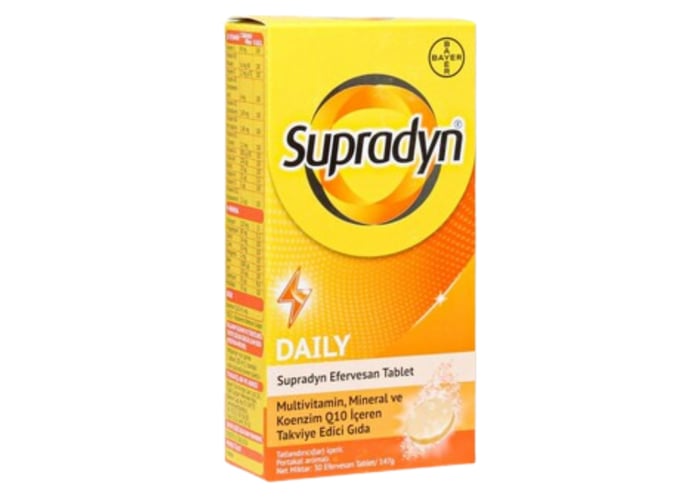 Koenzim Q10 30 EFF TB (30 adet efervesan tablet) - Supradyn