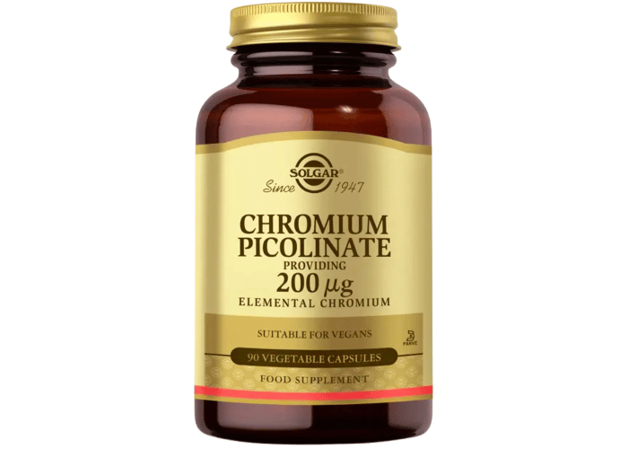 Solgar Chromium Picolinate  (90 tablet, 200mcg)