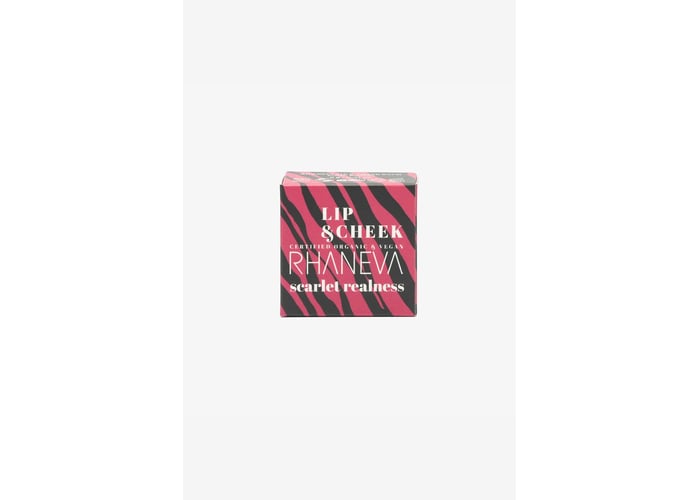 Lip & Cheek Scarlet Realness (Organik ve Vegan Sertifikalı, 9gr) - Rhaneva