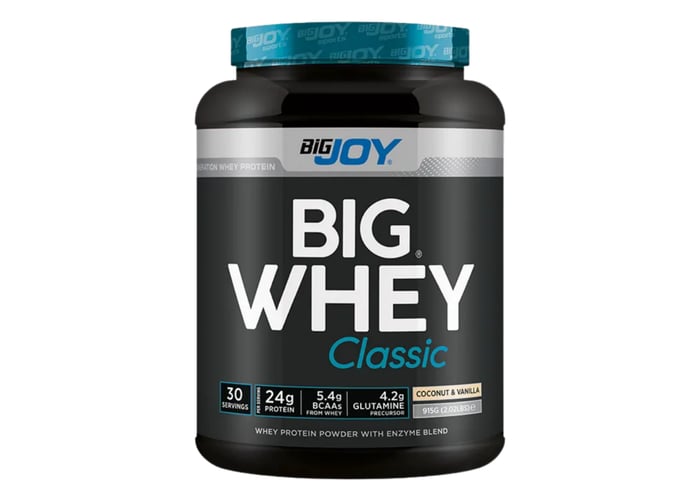 Whey Protein Classic Hindistan Cevizi Vanilya (30 servis, 915gr) - Bigjoy