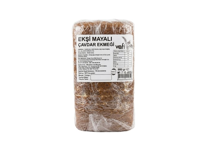 Ekşi Mayalı Çavdar Ekmeği (900gr) - Vafi