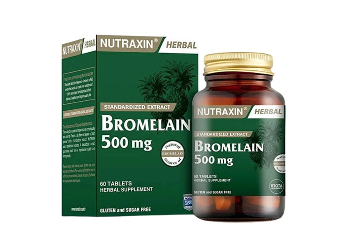 Bromelain (500mg, 60 tablet) - Nutraxin