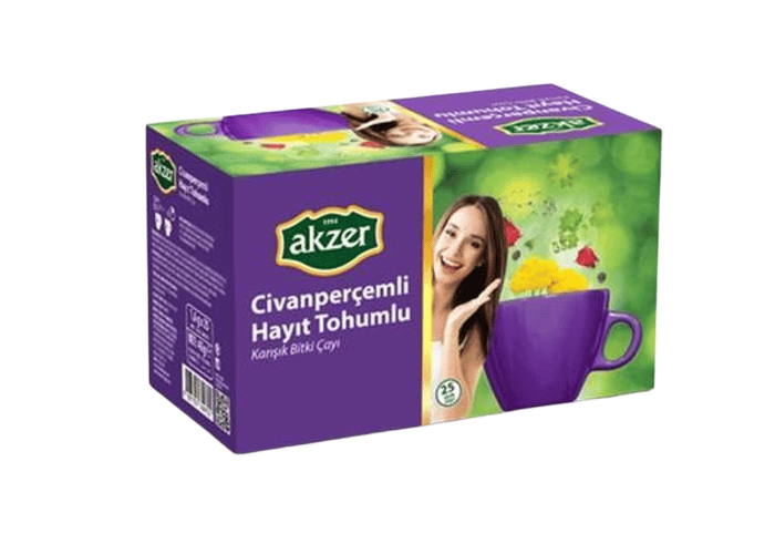Civanperçemli Hayıt Tohumlu Karışık Bitki Çayı (60 adet) - Akzer