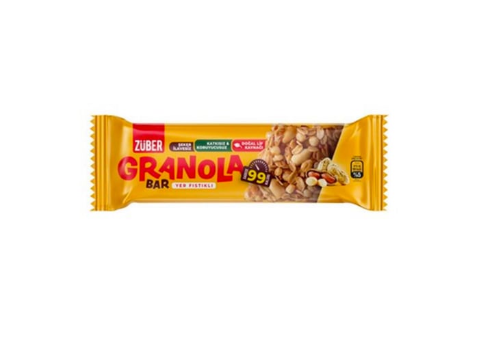 Züber Yer Fıstıklı Granola Bar (25gr)