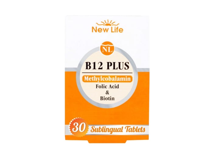 B12 Plus Methylcobalamin (30 tablet) - New Life