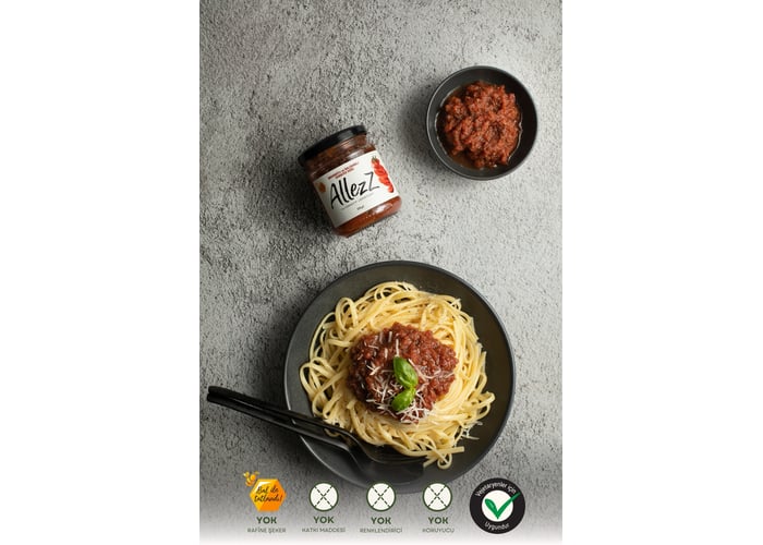 Baharatlı ve Balzamikli Domates Sosu (210gr) - Allezz