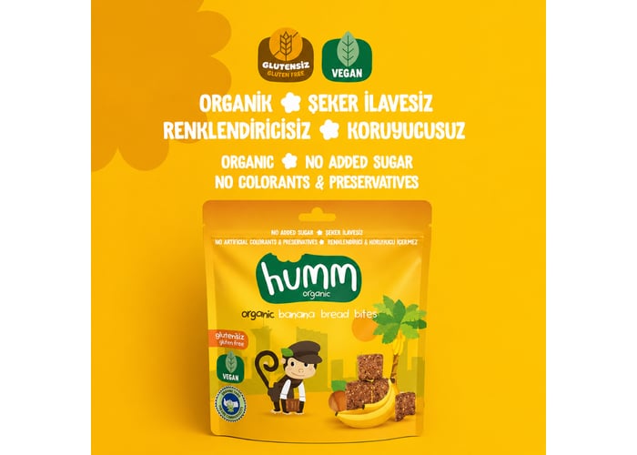 Organik Vegan Muzlu Kek (Glutensiz, 30gr) - Humm