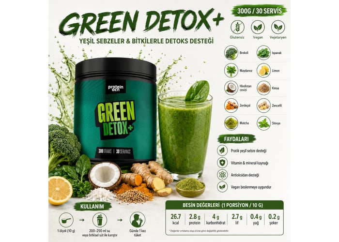 Green Detox (300gr) - Proteinocean