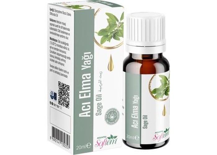 Adaçayı Yağı (Acı Elma, 20ml) - Softem