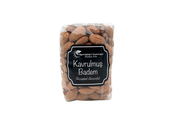 Kuruyemiş Serisi Kavrulmuş Badem (200gr) - Memleket Gurmesi