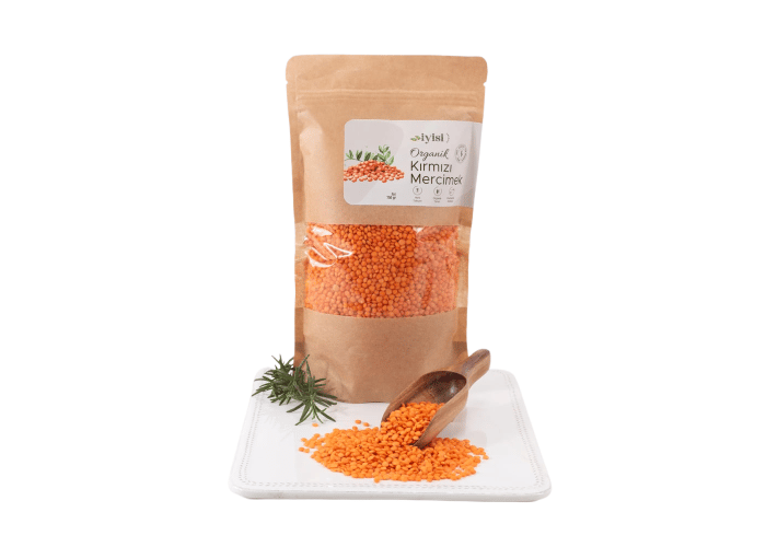 Organik Kırmızı Mercimek (750gr) - İyisi Organik