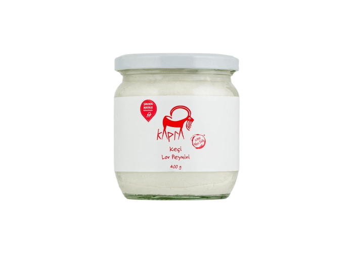 Az Tuzlu Keçi Lor Peyniri (400gr) - Kapra