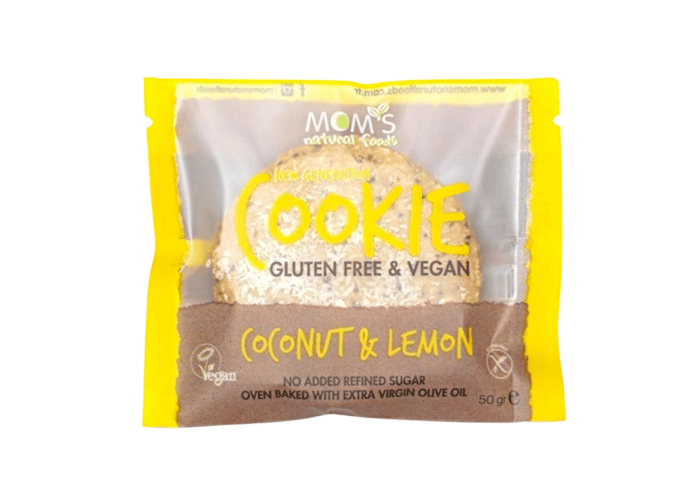 Coconut & Lemon Cookie (Gluten free, 50gr) - Mom’s Natural