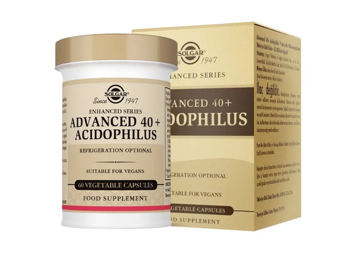 Advanced 40+ Acidophilus (60 kapsül) - Solgar
