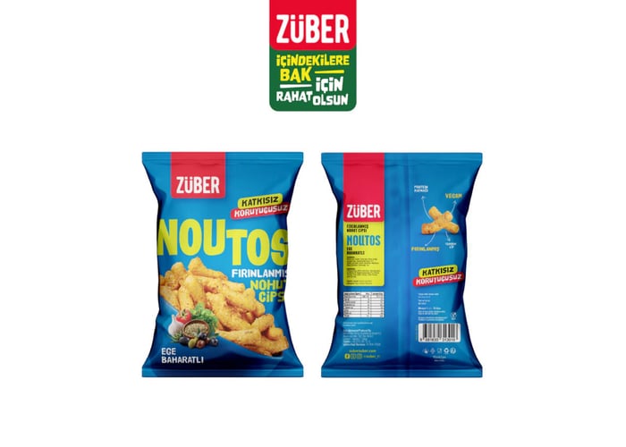 Noutos Ege Baharatlı Fırınlanmış Nohut Cipsi (55gr) - Züber