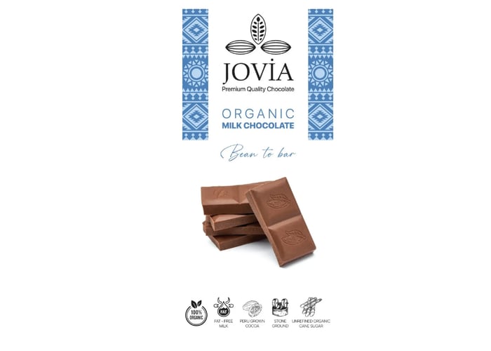 Jovia Organik Sütlü Çikolata (85gr)
