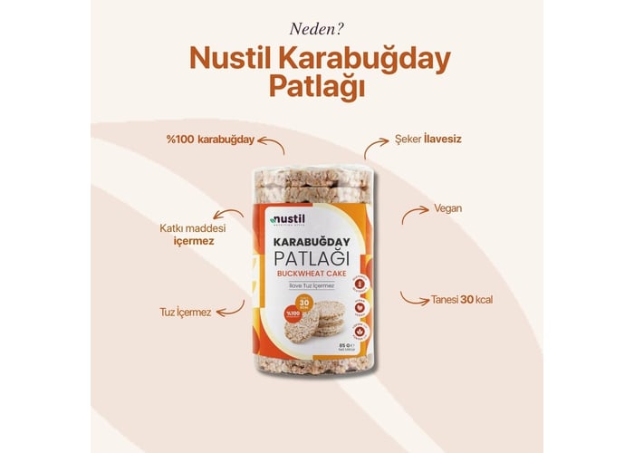 Karabuğday Patlağı (85gr) - Nustil