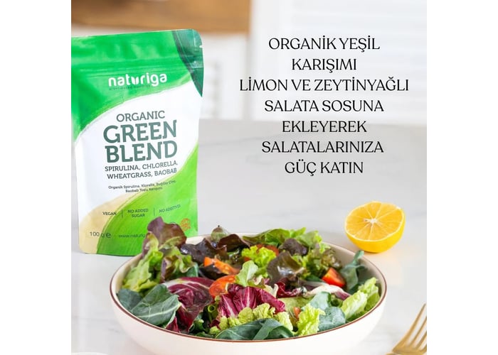 Organik Yeşil Karışım (100gr) - Naturiga