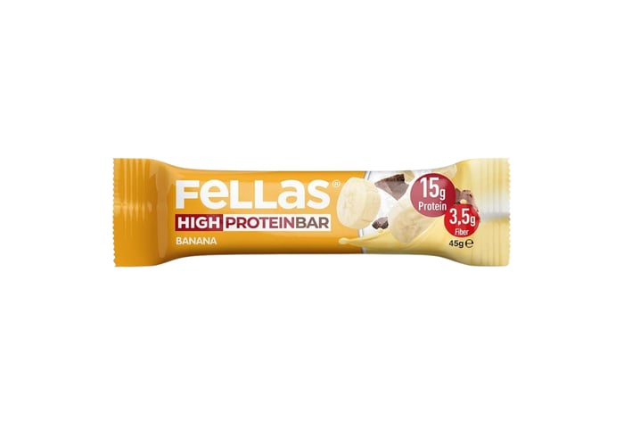 Muzlu Yüksek Protein Bar (12 adet x 45gr) - Fellas