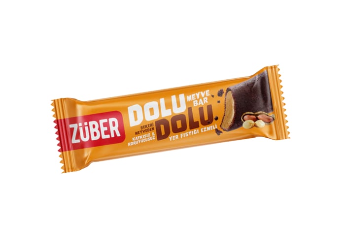 Dolu Dolu Yer Fıstığı Ezmeli Meyve Bar (30gr) - Züber