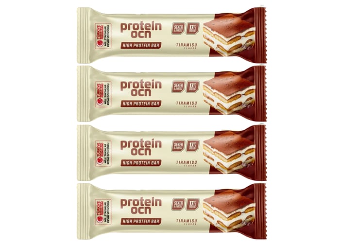 Tiramisu Protein Bar (4 adet x 50gr) - Proteinocean