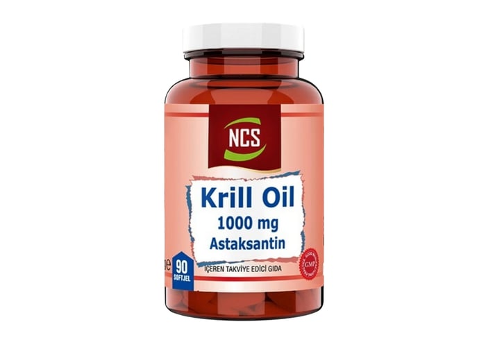 Krill Oil 1000 Mg Astaksantin (2mg, 90 softgel) - Ncs