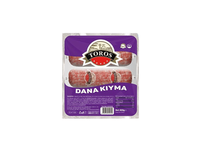 Dana Yemeklik Kıyma (800gr) - Akdeniz Toros