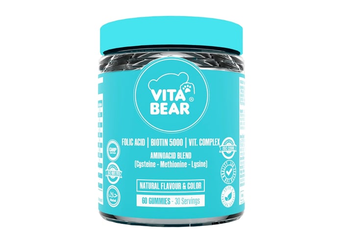 Strong Hair Gummy Vitamin (60 adet) - Vita Bear