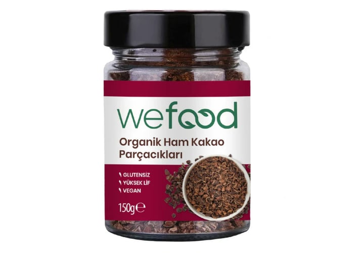 Organik Ham Kakao Parçacıkları (150gr) - Wefood