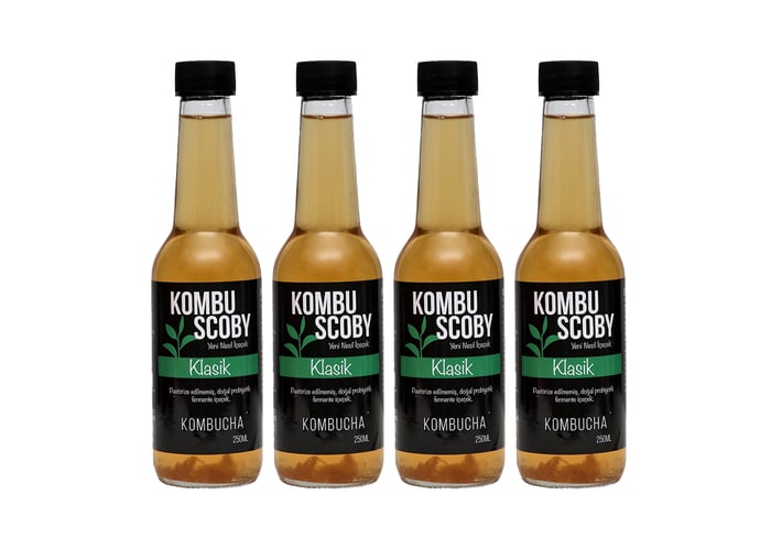 Klasik Kombu Çayı (4 adet x 250ml) - KombuScoby