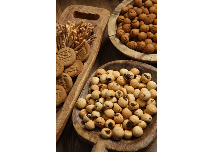Organik Üzüm & Cevizli ve Zencefilli Kurabiye Kutusu (220gr) - Eski maya