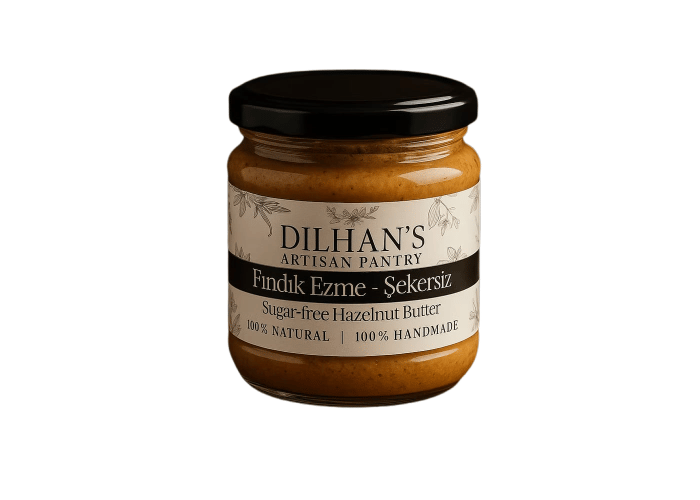 Şekersiz Fındık Ezmesi (300gr) - Dilhan’s Artisan Pantry