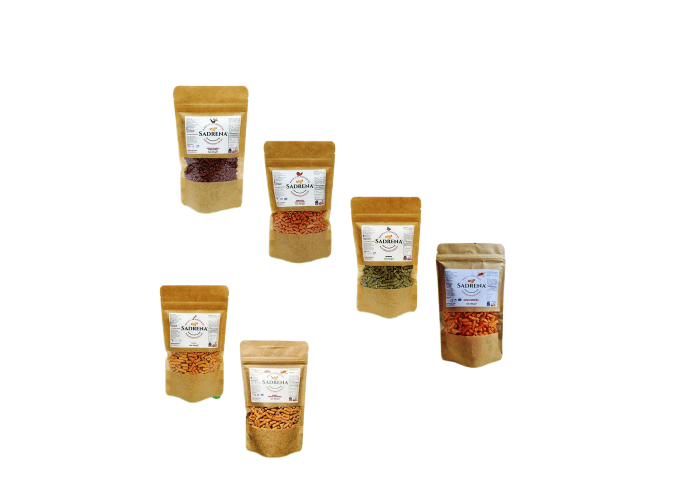Glutensiz Vegan Yüksek Protein ve Lif İçeren Makarna (200gr x 6 adet) - Sadrena