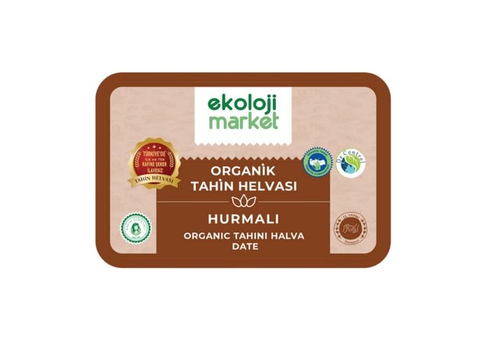 Organik Tahin Helvası (Hurmalı, 200gr) - Ekoloji Market