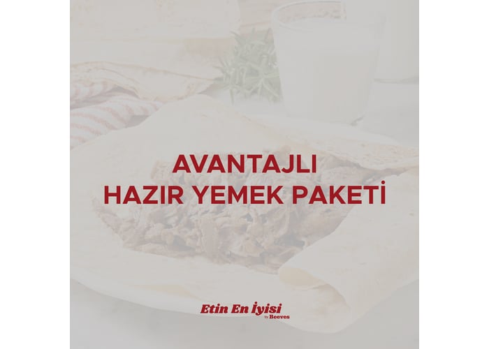 Avantajlı Hazır Yemek Paketi - Etin En İyisi