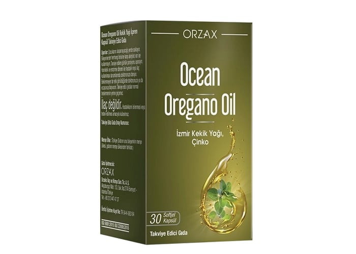 Ocean Oregano Oil Takviye Edici Gıda (30 kapsül) - Orzax