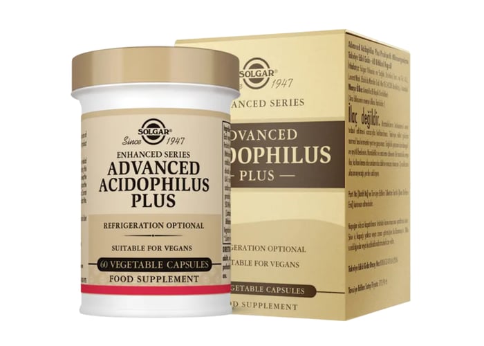 Advanced Acidophilus Plus (60 kapsül) - Solgar