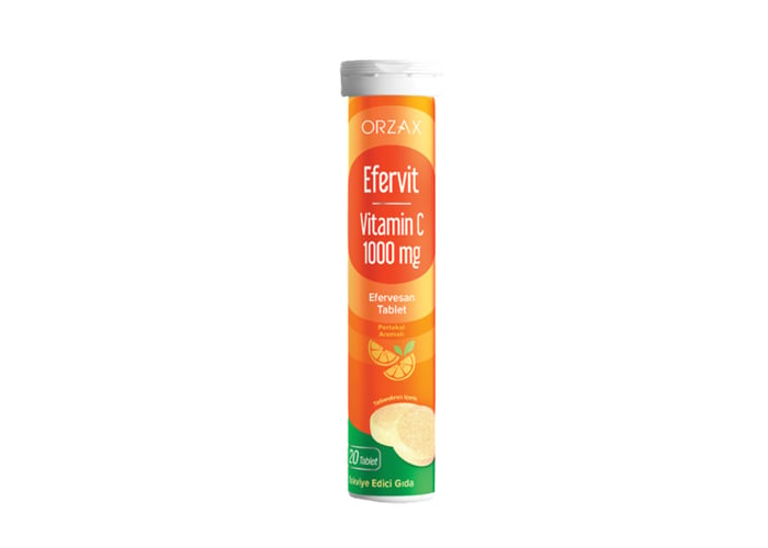 Efervit Vitamin C (20 efervesan tablet, 1000mg) - Orzax