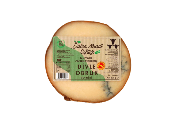 Tam Yağlı Divle Obruk Peyniri (200gr) - Datça Murat Çiftliği