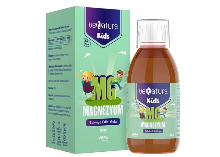 Kids Magnezyum Takviye Edici Gıda (100ml) - Venatura